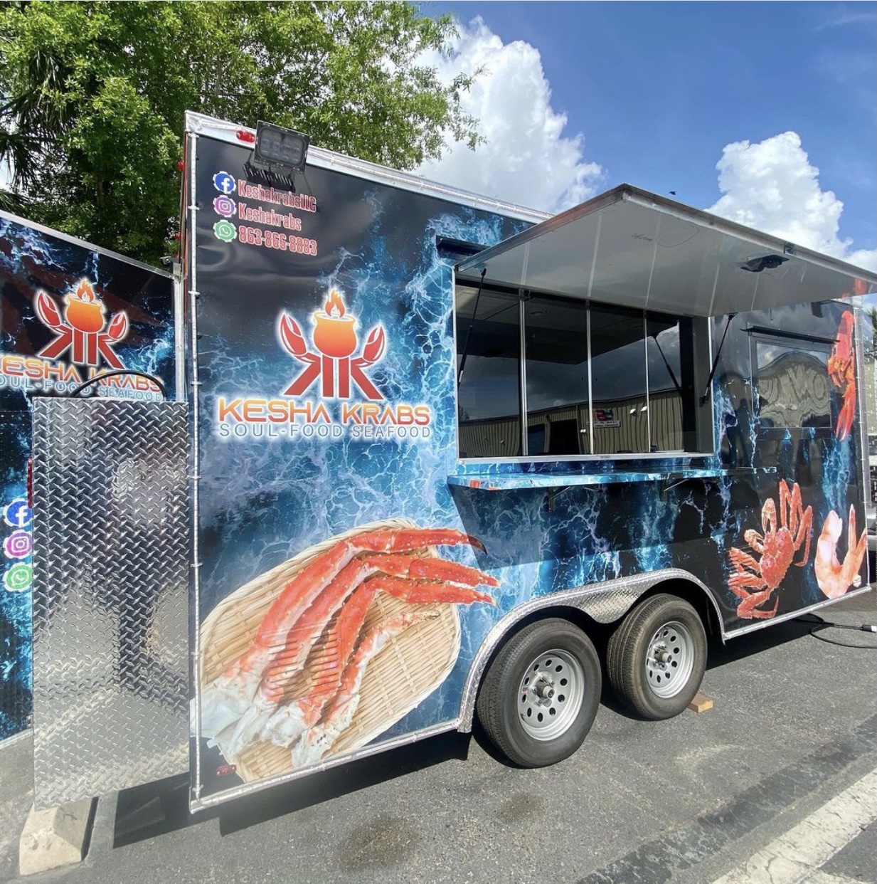 Kesha Krabs Soulfood Seafood food truck profile image