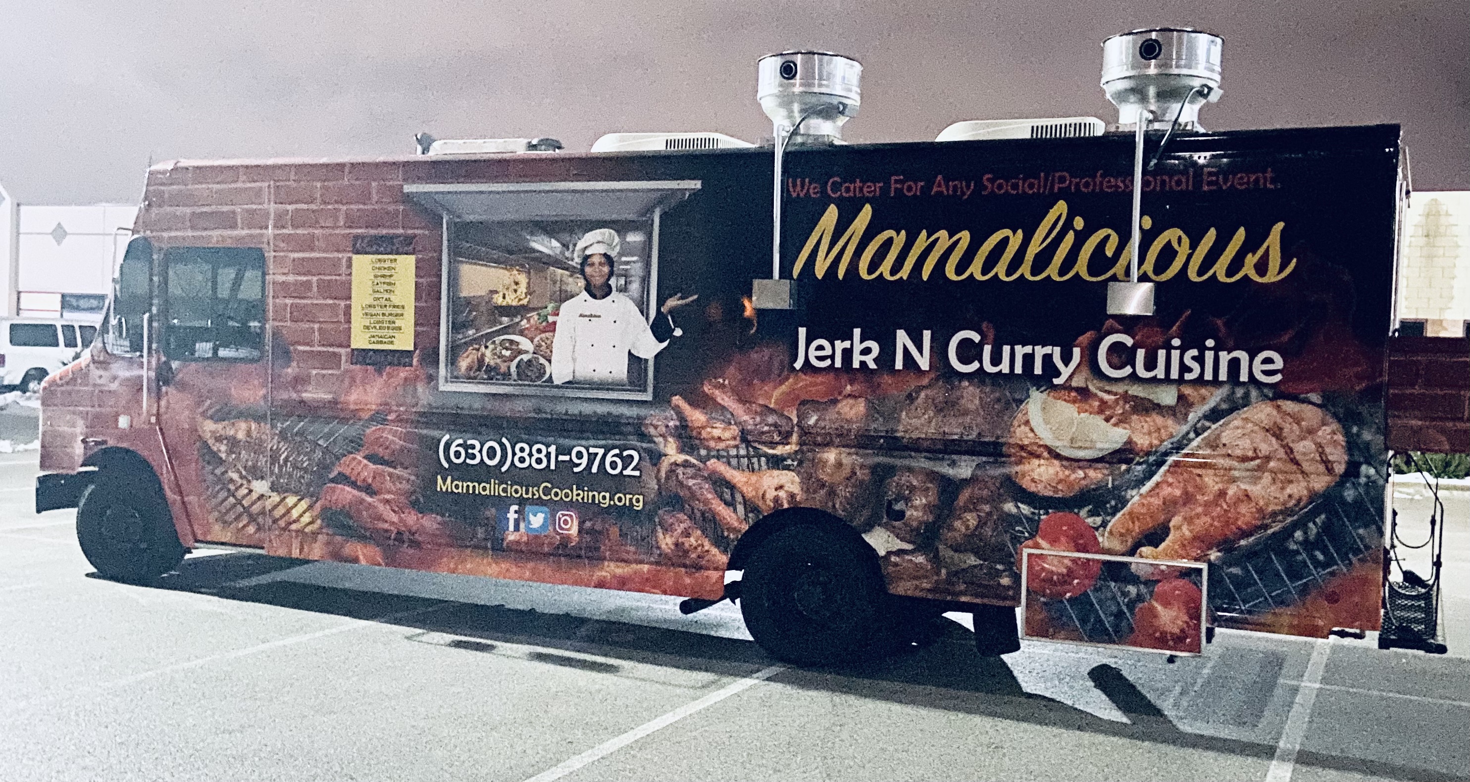 Mamalicious Jerk N Curry Mobile Kitchen food truck profile image