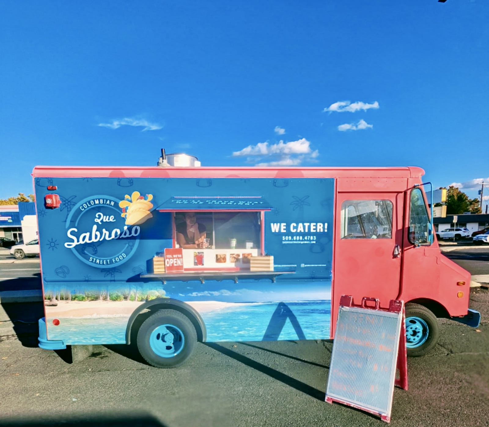 Que Sabroso food truck profile image