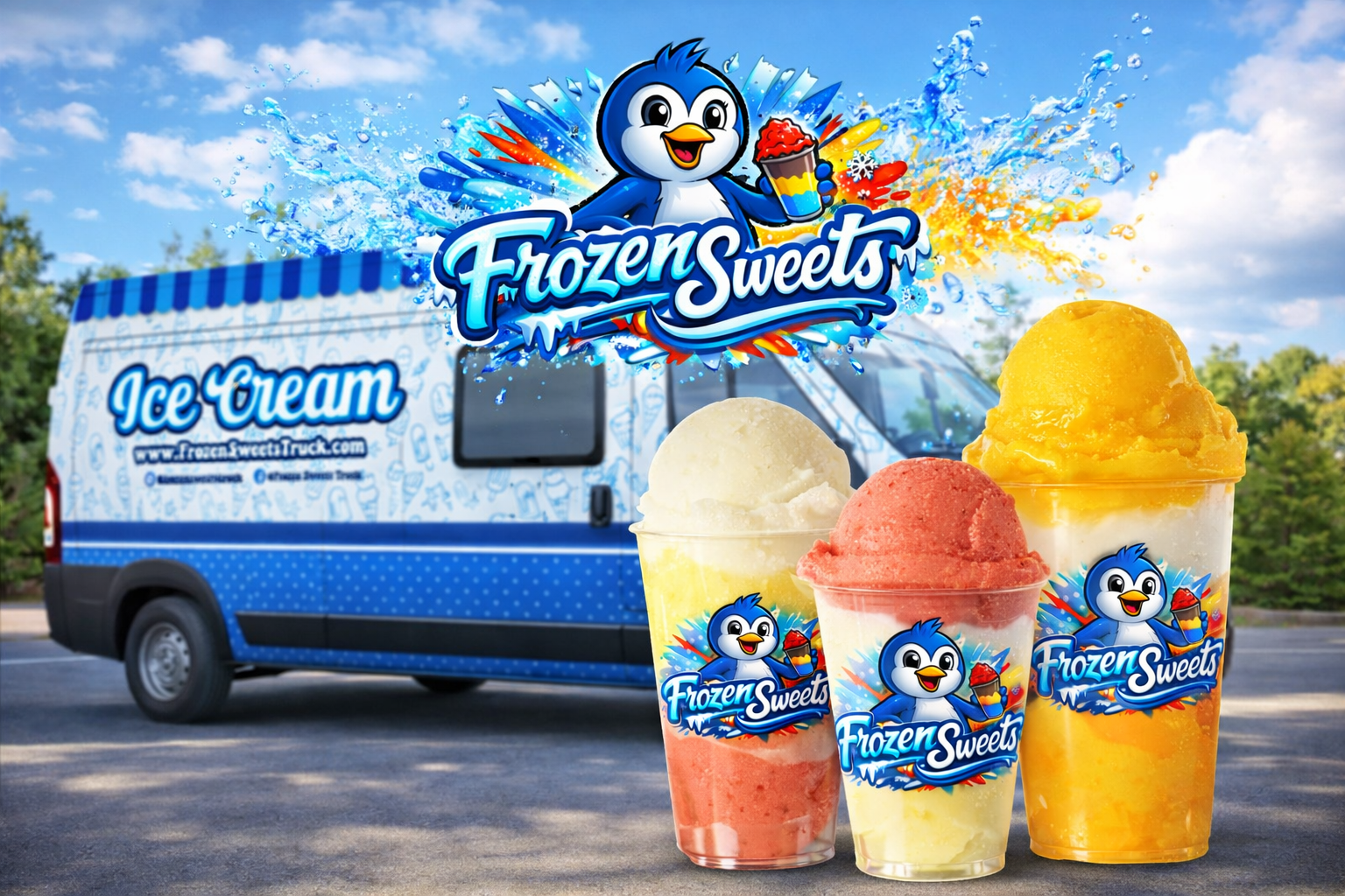 Frozen Sweets Truck food truck profile image