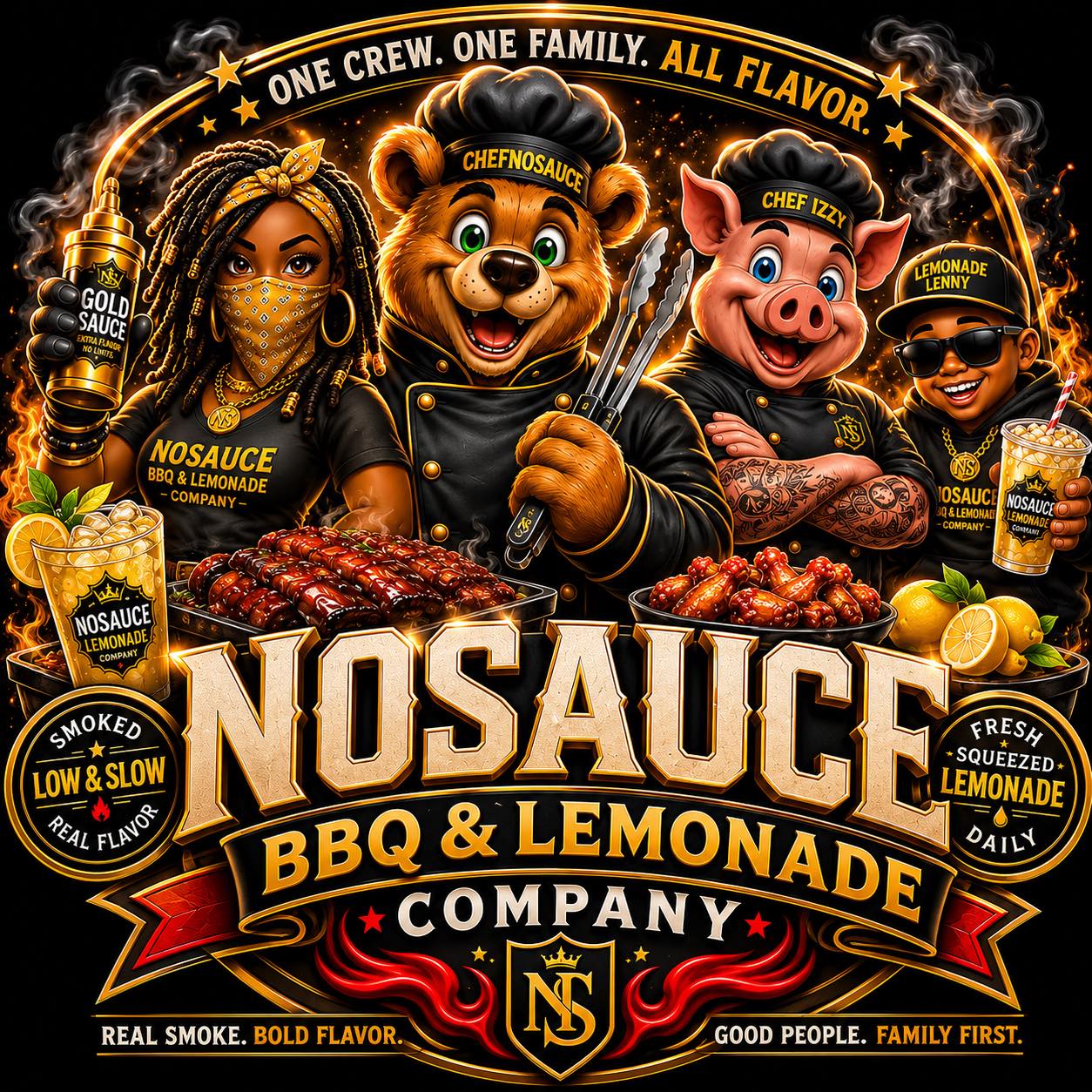 NoSauce bbq & lemonade company food truck profile image