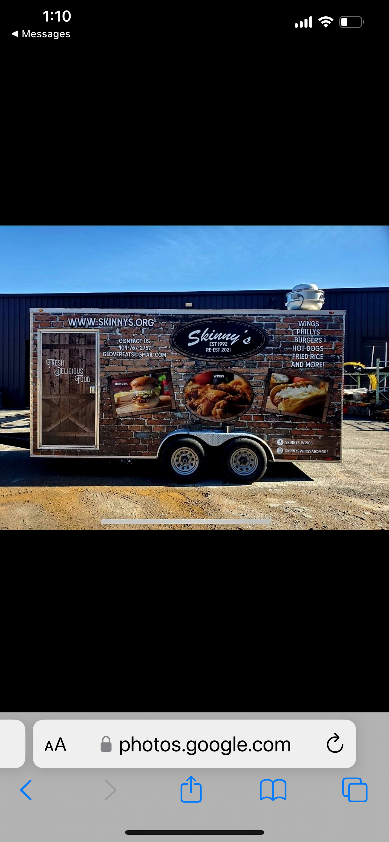 Skinny’s food truck profile image