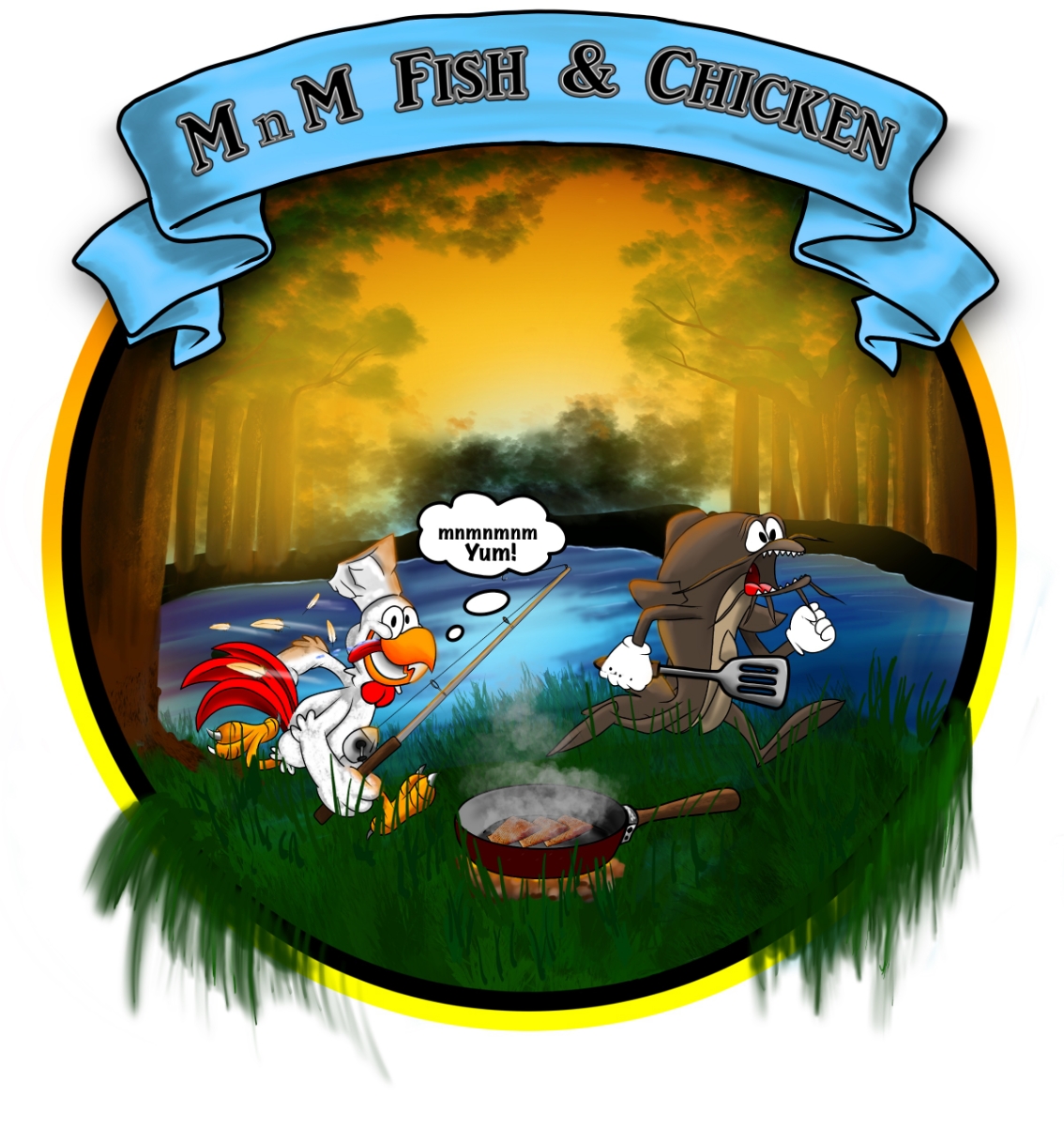 MnM fish n chicken food truck profile image