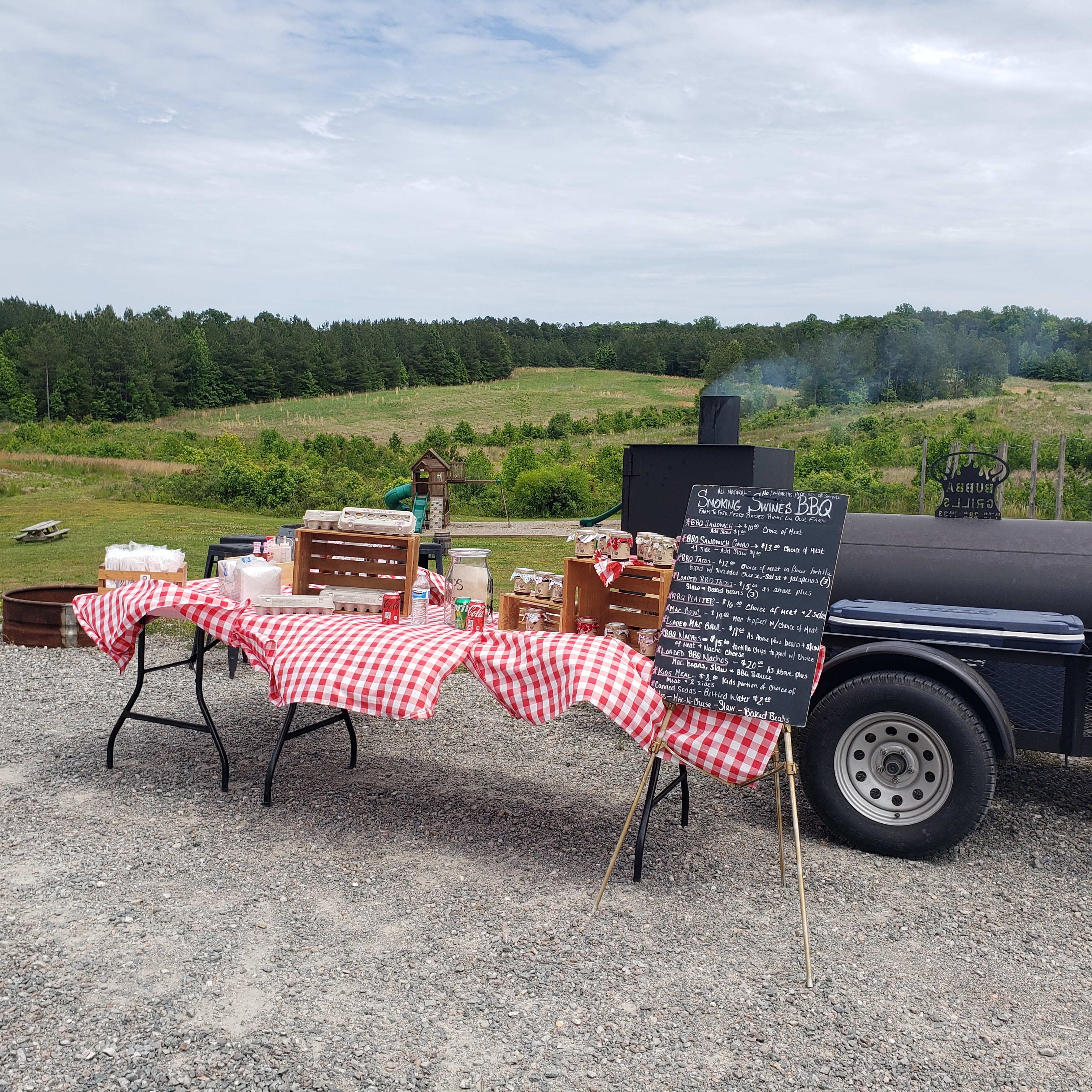 Southern Roots Farm Smoking Swines BBQ food truck profile image