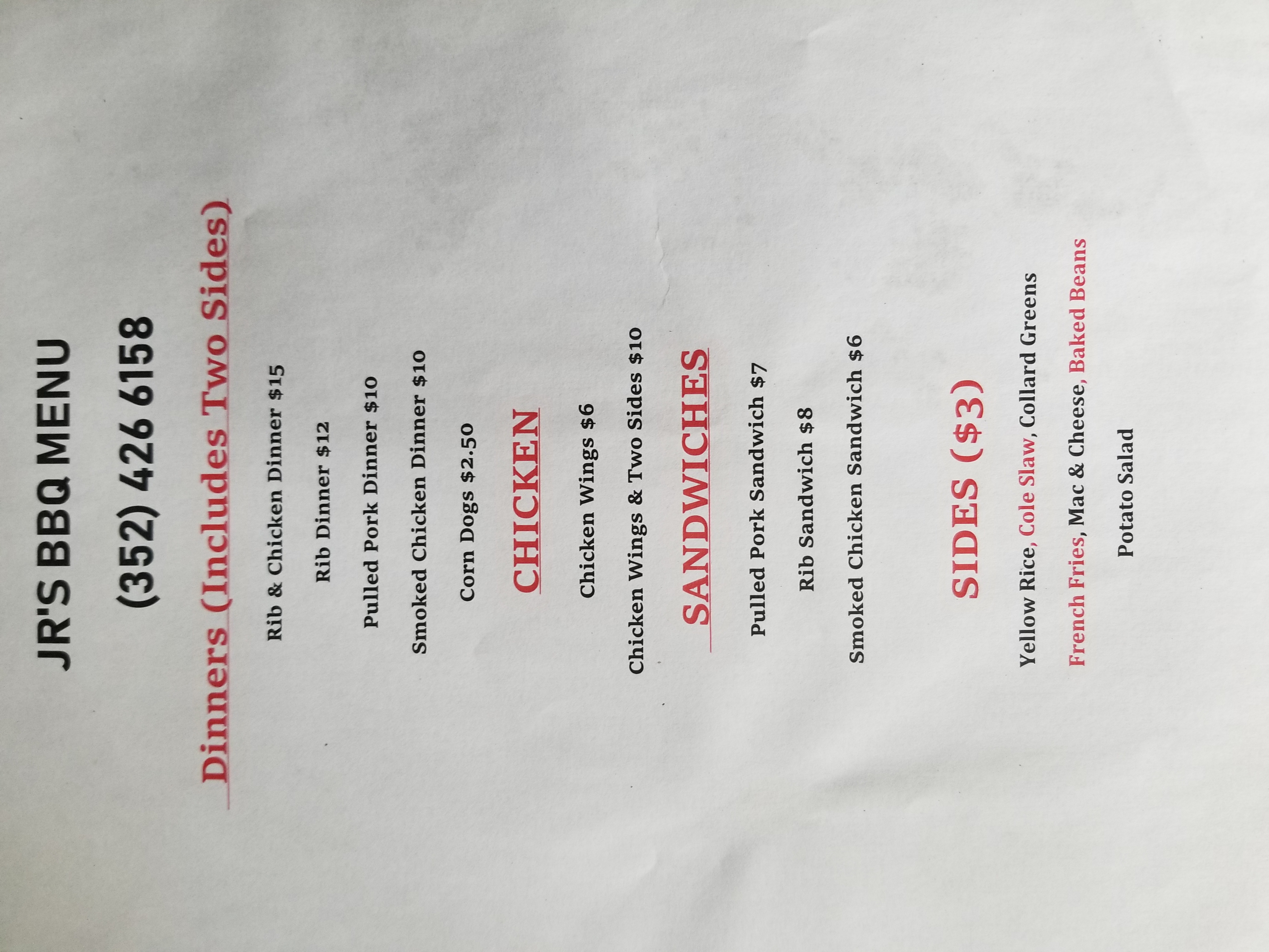 JR'S BBQ food truck profile image