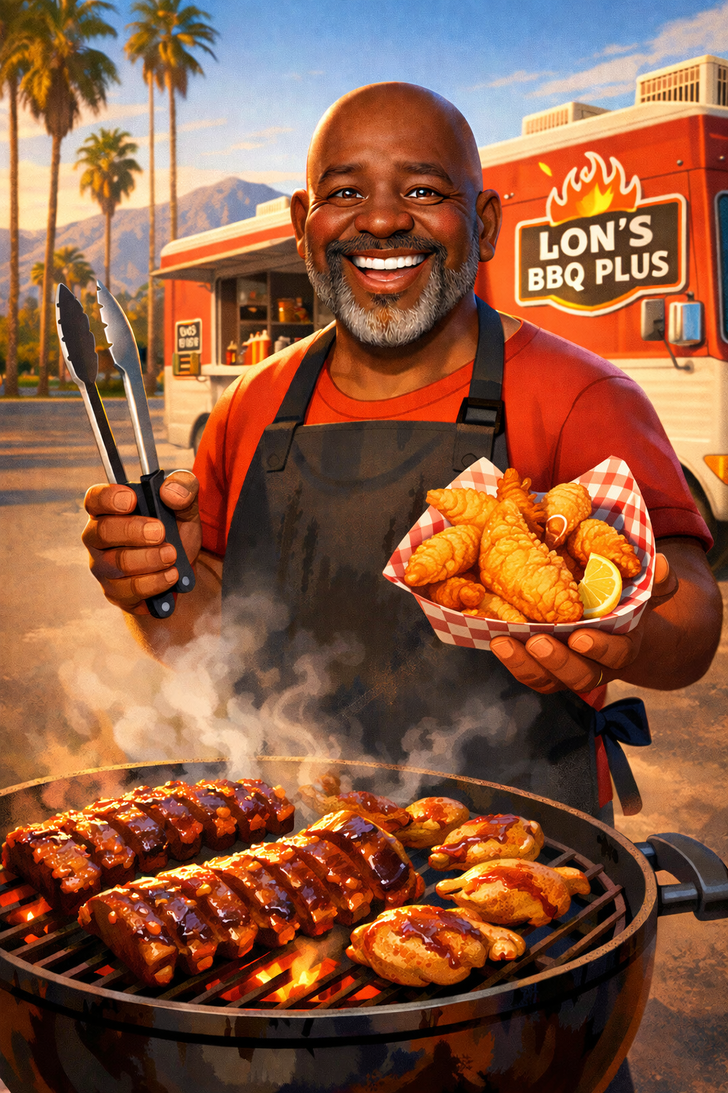 Lons BBQ Plus food truck profile image