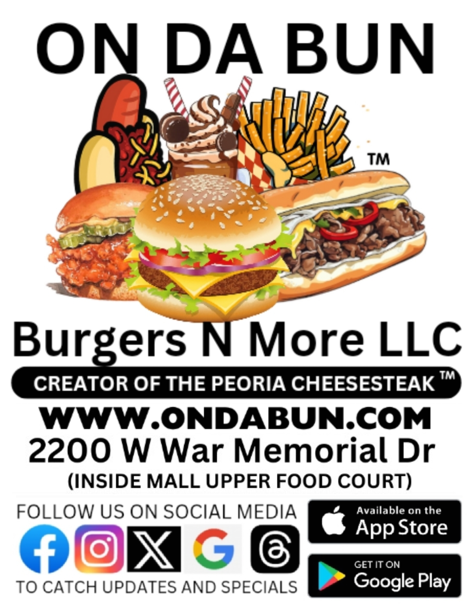 ON DA BUN Burgers N More LLC food truck profile image
