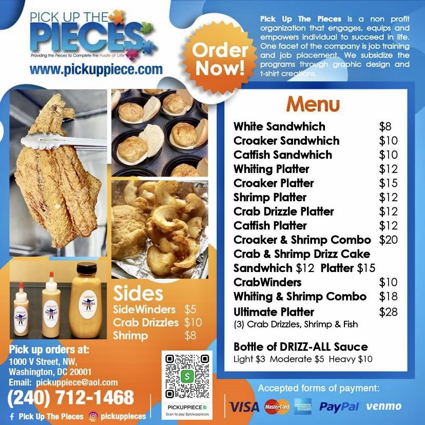 Pick Up The Pieces ( Hot Fish Fridays) Home of the Crab Drizzles food truck profile image