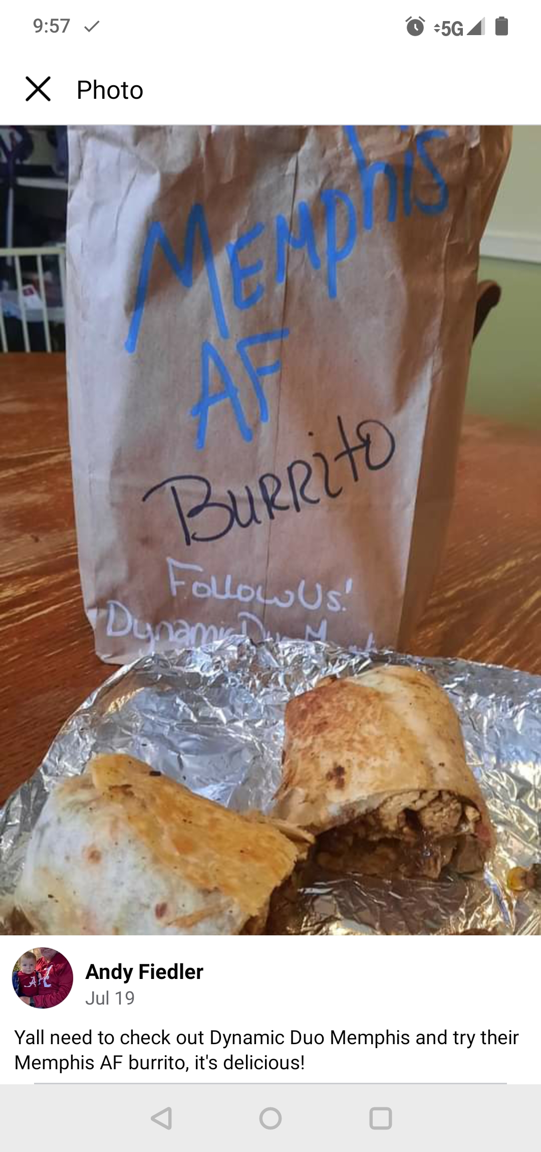 Dynamic Duo food truck profile image