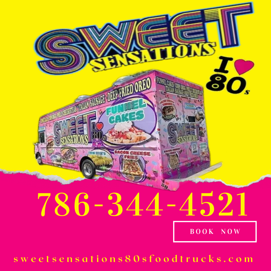 Sweet Sensations 80s food truck profile image