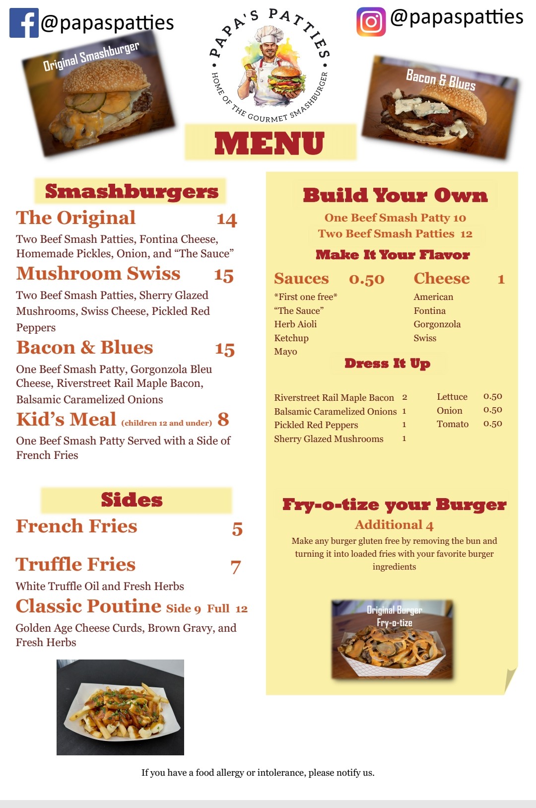 Papa's Patties LLC food truck profile image