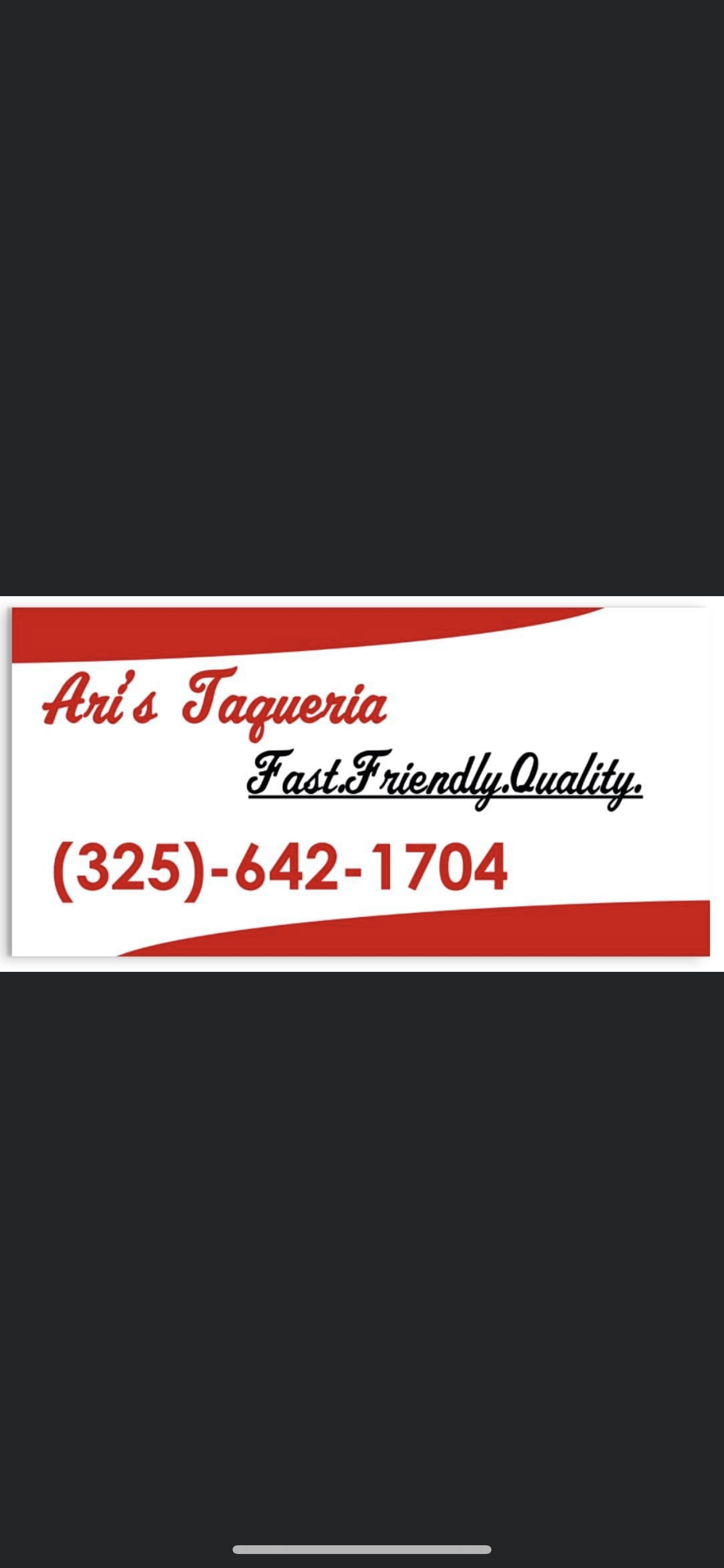 Ari’s Taquieria food truck profile image