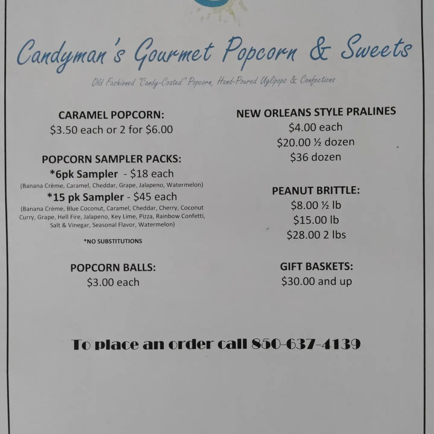 Candyman's Gourmet Popcorn & Sweets food truck profile image